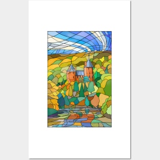 Castell Coch Reflections Posters and Art